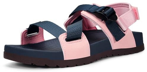 Hsyooes Sandales pour Hommes Femme avec soutien de la voûte plantaire Trekking Randonnée Sandales Sandale de Plage Extérieur Sandales de Sport,rose,39 EU