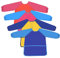 Suchoow 4 Pack Kids Art Aprons, Kids Aprons for Painting, Waterproof Play Apron Long Sleeves With Roomy Pockets, Arts & Crafts Childs Paint Apron for Boys & Girls Ages 3-7, 4 Color