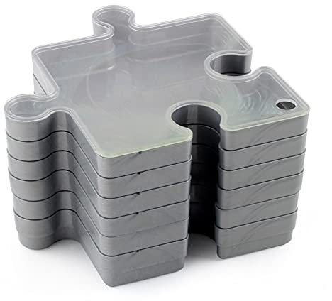 Puzzle Sorting Trays - 1000 Stackable Puzzle Sorter | Puzzle Sort Stackable Trays with Lid | Portable Puzzle Sorting Trays | Jigsaw Puzzle Sorting Trays Puzzles Accessories for Adults, Boys, Girls