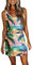 Kleid Damen Elegant Etuikleid Damen Elegant Blusenkleid Damen Festliche Kleider Für Damen Lässig Wickelkleid Elegant Kleid Damen Sommer Cocktailkleid Damen Ballkleider Damenkleider（2-Green,S）