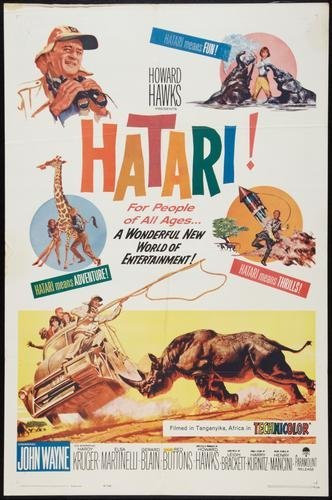 Hatari-Poster, 28 x 43 cm, #a3960
