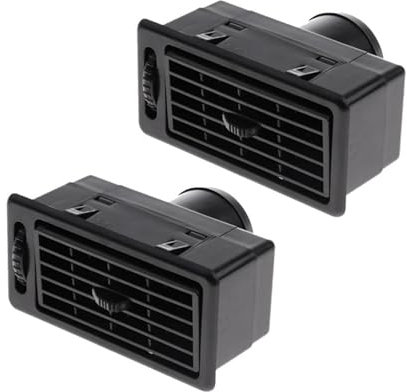 DEMULAX 2 pezzi RV Camper AC Aria condizionata Vent Uscita di scarico Vent Grill RV Yacht Griglia di uscita aria condizionata