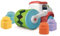 Clementoni Soft Clemmy Touch & Play Steamroller – Sensorik-Fahrzeug mit 8 weichen Bausteinen für Kleinkinder ab 12 Monaten – Motorikspielzeug mit Walze – Waschbar, sicher & Made in Italy, 17495
