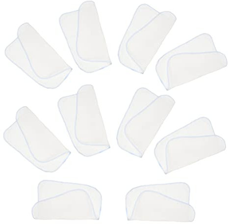 Vaguelly 10stücke Baumwolltücher Für Kleinkinder Saugfähige Handtücher Neugeborenen-gesichtstuch Babyhandtuch Aus Baumwolle Stillhandtücher Für Junge Mädchen