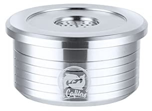 TFixol Capsules de café réutilisables en acier inoxydable compatibles avec Delta Q Silver