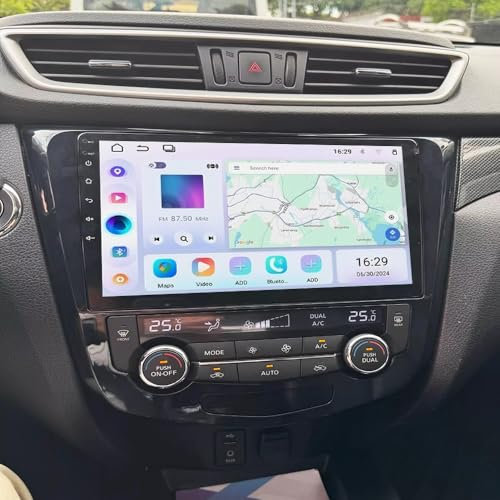 10 inch Android 13 Car Radio for Nissan Qashqai 2013-2018 Head Unit, 2+32G Touch Screen Stereo for Nissan X-Trail T32 2013-2017 Radio Upgrade GPS Navi Carplay Android Auto Bluetooth WiFi FM RDS