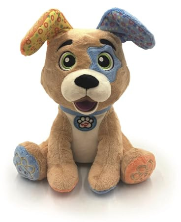 Clementoni Baby - Timmy Parla Gioca Canta, Peluche Interattivo Parlante in Italiano per Bambini di 12+ Mesi, Stimola lo Sviluppo Sensoriale e Cognitivo, Lingua Italiana, 17583