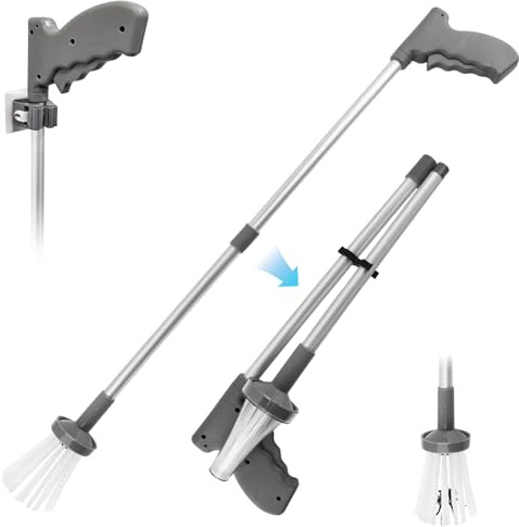 Piege Cafard, SilverChry 80CM Pince Attrape Tout, Pliable Attrape Araignée avec Clip de Retenue
