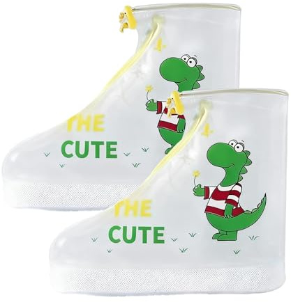 FENGCHUAN Gcouvre Chaussure Impermeable Tailles Surchaussures Impermeables Blanc sur Chaussure Imperméable Convient aux Jours de Pluie, de Neige, de Randonnée et aux Sentiers Boueux