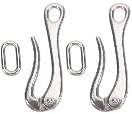 Yctze Crochets de Bateau en Acier Inoxydable, Manille d'escalade pour Yachts, Hors-Bord, Garages, Ateliers