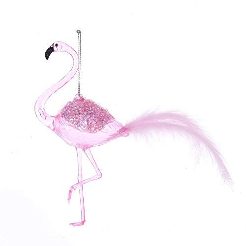 Kurt Adler Rosa Flamingo Ornament 6.3 Hängend Kunststoff