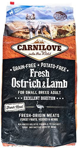CARNILOVE Canine Adult SMALL Fresh Avestruz Cordero 6KG