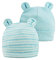 Baby-Hut-Neugeborene Kleinkind Mütze mit Bärenohren Warm Caps für Herbst-Winter-0-6 Monate Baby-Jungen, 2er-Pack