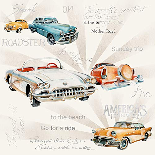 20 Servietten Alte Klassiker | Autos | Oldtimer | Vintage 33x33cm