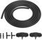 X AUTOHAUX Düse Waschdüsen Scheibenwaschanlage Kit Windschutzscheiben Schlauch mit 4 Stück Schlauchverbinder 5M0955985C