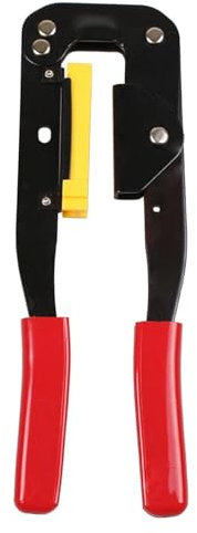 Fyearfly Professionelles IDC-Crimpwerkzeug, 214 Kabelzange Computerkabel-Crimpzange für Flachbandkabel IDC-Steckverbinder
