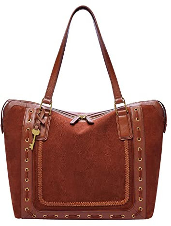 FOSSIL Jacqueline Tote Burnt Henna