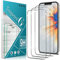 Slanku [3 Pack Screen Protector for iPhone 13 Pro Max Tempered Glass, 9H Hardness, Scratchproof oilproof, Anti-Fingerprint, Bubble Free, Easy to Install