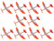 Alipis Rubber Band Powered Airplane Model 10Pcs Jetstream Balsa Wood Glider Plane Toys for Kids Boys Girls Indoor Outdoor Sports Garden Yard Playing (Random color)