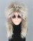 LeMarnia 70er/80er Rocker Vokuhila Perücke Lang Gelockt BraunVerlauf Weiß Unisex Erwachsene Perücke Halloween Cosplay Kostüm Perücke