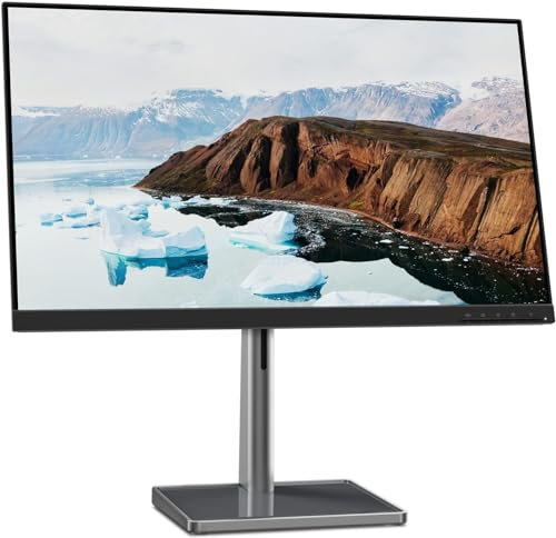 Lenovo L27m-30-2022 - Monitor quotidiano - FHD da 27 - 75 Hz - AMD FreeSync - Certificato Low Blue Light - Supporto inclinabile - Altoparlanti integrati - HMDI & VGA e USB-C