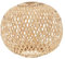 LOVIVER Suspension Abat-Jour Papier Corde rotin Boho tissé à la Main Abat-Jour en Osier pour îlot de Cuisine, Chambre, Restaurant, Salle à Manger