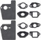Be In Your Mind 2 Sätze Vergaser Isolator Dichtung Vergaserdichtung, Kompatibel mit Honda GCV160 GCV160A GCV160LA GCV160LAO GCV160LE Rasenmäher-Motorteilen