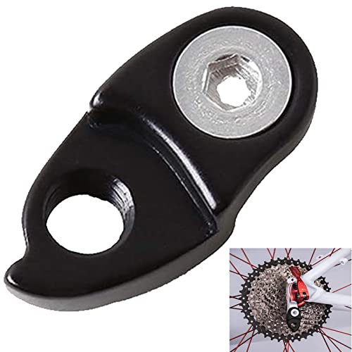 Schalthaken Derailleur Hanger,Fahrrad Schaltwerk Extender,Schaltauge,Fahrradrahmen-Verlängerung,Mountainbike Schaltwerk Aufhänger,Fahrrad Hanger Extender,Schwarz