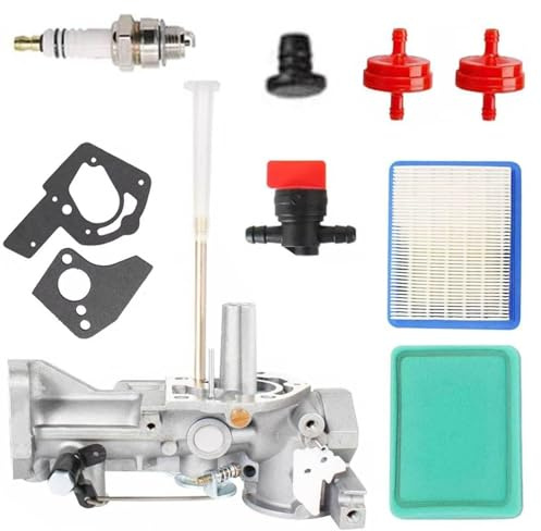 Ewillownm Compatible avec carburateur 135202 pour Briggs Stratton 5hp 5,5hp 498298 130202 492611 135292 137202 130212 130232