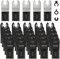 FANTICDE 30PCS Multi Tool Blade Universal for Timber Metal Plastics, Quick Release Oscillating Saw Accessories Compatible with Bosch, Ryobi, Dremel, Makita, Fein Multimaster, Milwaukee