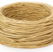 ORION LIGHTSTYLE 5m/5m Set, Extra Thin Textile Cable for Chandeliers, Gold, Fabric Cable, 3-Core, 3 x 0.75 mm², VDE Certified