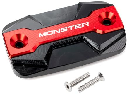 ZESIDIMO Accessori Moto per Duca-ti Monster 821 797 796 696 Tappo Serbatoio Olio Frizione Monster 600 620 M600 M620 Coperchio Serbatoio Liquido Freni (DU33)