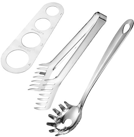 LABRIMP 1 De Espaguetis De Acero Inoxidable Herramienta De Medición De Espaguetis Pinzas Para Pasta Regla Para Espaguetis Medida De Espaguetis Aparatos Para Pasta Control De