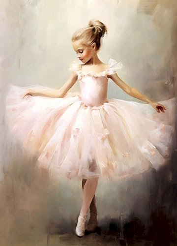 Little Ballerina Reispapier, 29,2 x 40,6 cm, Maulbeerpapier für Decoupage, Möbeldruck, Basteln, 1 Stück