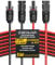 Câble Solaire 4mm²/6mm², Câble Solaire d'extension 1/2/3/5/10/15/20M, IP68 Rallonge de Câble Solaire, Câble Photovoltaïque avec Connecteurs Mâles et Femelles pour Panneau Solaire(6mm² 5M)