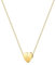 Symretie Goldkette mit Buchstaben A,14K Gold Vergoldet Initiale Halskette,Kleine Kette mit Buchstaben Gold Initial Herz Anhänger Kette für Damen Mädchen