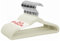 Wellong Kinderkleiderbügel, 28 cm Baby-Samtbügel mit 360°-Drehhaken, rutschfeste Kleiderbügel Samt, platzsparende Kleiderbügel für Säuglinge und Kleinkinde, 32 Stück Crème