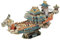 Fuwraixis 3D Chinesisches Drachenboot-Puzzle, 3D-Puzzle-Modell, handgefertigtes 3D-Puzzle-Spielzeug für Erwachsene, Sammlung und Dekoration, Geschenke für Freunde und Familie