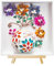 ALLINKIT DIY Vase Mosaic Painting Kit,Mosaic Art Kits for Adults with Flower Vase Mosaic Accessories,Craft Kits with Frame for Handmade Painting Room Decor Festival Gift