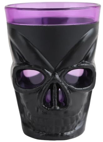 Tazza unica per bevande a di teschio – bicchiere elettronico festivo – bicchiere da vino ecologico | LED Electronic Drink Cup Halloween Cups, accessorio ecologico per la casa café