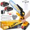 Mini Motosega a Batteria per Potatura, 1000W Motore Brushless 6 Pollici Motosega Elettrica con 4000mAh Batterie di grandi capacità, 2 Catene e Blocco di sicurezza per il Taglio Del Legno e Giardini
