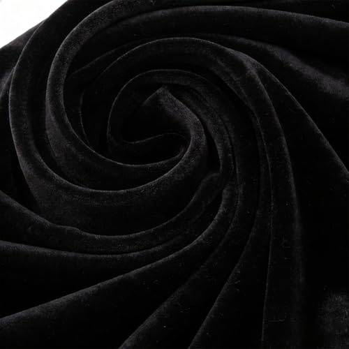 Umllpet Samtstoff Satin, 2 x 1,6 m Dekostoff für Tischdekoration und Bühne | Edle Samtoberfläche, faltenfest, weicher Griff, vielseitig einsetzbar, für Feiern und Fotografie
