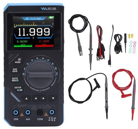 Garosa 3-in-1-Oszilloskop-Multimeter mit 10-MHz-Bandbreiten-Signalgenerator, 48 MSa S, 19999 Zählungen, Digitales Multimeter für Elektronikreparatur, Kfz-Diagnose