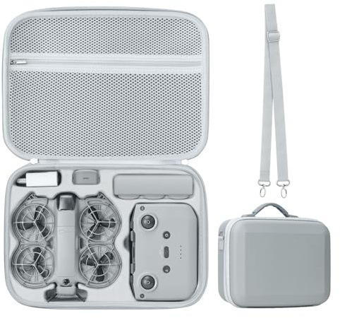 SYACHI Tasche für DJI Neo 2 Case, Neo 2 Tasche,Tragetasche für DJI Neo 2 Fly More Combo Zubehör, Kompakte Reisetasche für RC-N3 Controlle/Koffer, für Drone Schutz/Aufbewahrung