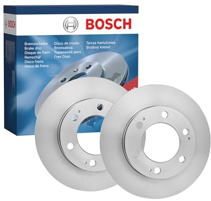 Bosch BD2454 Brake Disc Set - 294 mm - Front Axle - 1 Set of 2 Discs | Vented Discs - ECE-R90 Certified - Good Cooling, Reliable Braking, Corrosion Protection