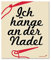 strickimicki - Brillenputztuch - Ich hänge an der Nadel
