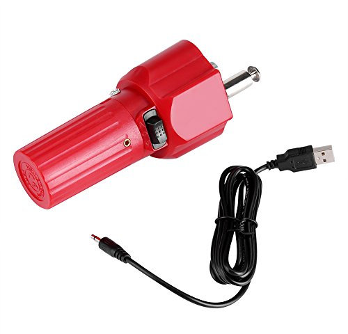GOTOTOP DC 5V Moteur Electrique Barbecue Tourne Broche Barbecue 6.5mm avec Câble USB 1m