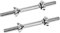 TekBox Komodo Spinlock Dumbbell 14 Inch Bar Set - 36cm Bars for 1 Inch Standard Plates Free Weights Weight Lifting Spin Lock Dumbells (14 Inch)