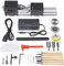 Mini Tour À Bois 100 W Usinage CNC Pour Le Travail Du Bois De Table, Outils De Bricolage Tours De Table Standard Set 7 Niveaux De Vitesse Avec Adaptateur Secteur (Noir)