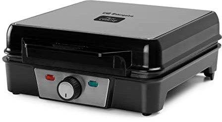Orbegozo WL 2200 Gaufrier Revêtement antiadhésif Thermostat réglable Capacité 4 gaufres Poignée au toucher froid 1200 W